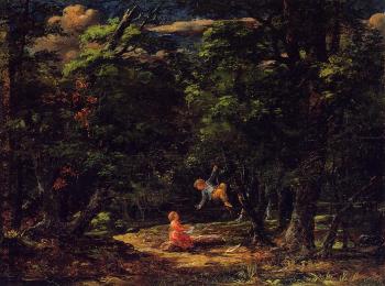馬丁 約翰遜 赫德 The Swing, Children in the Woods 馬丁 約翰遜 赫德 The Swing, Children in the Woods